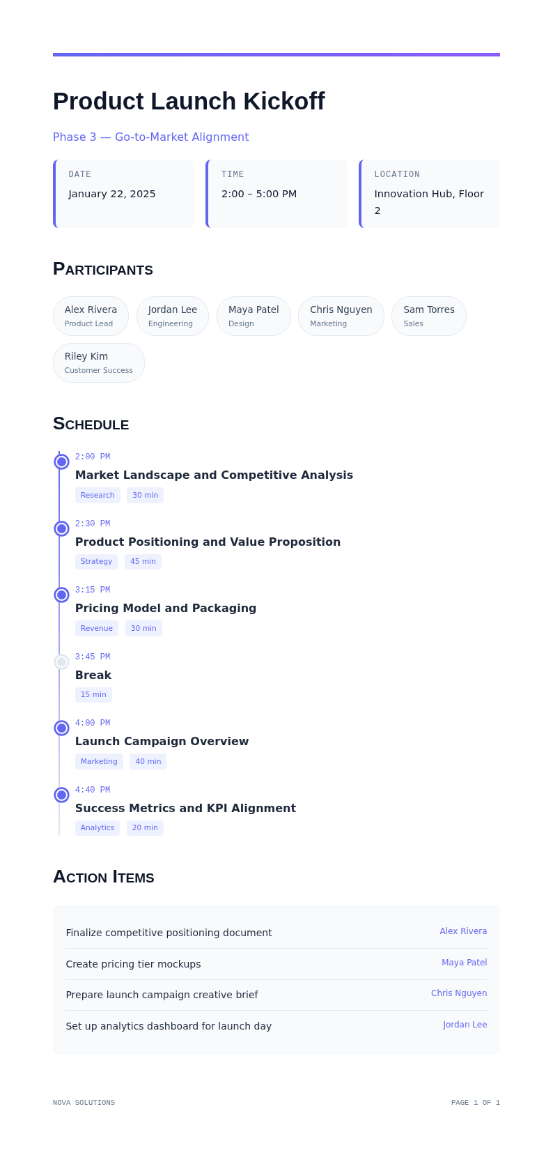 Bold contemporary agenda